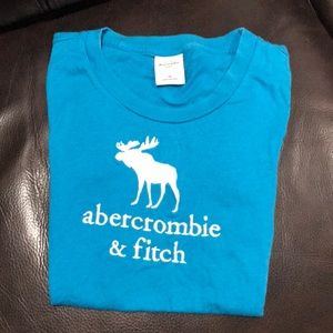 NWOT Abercrombie Kids turquoise t-shirt